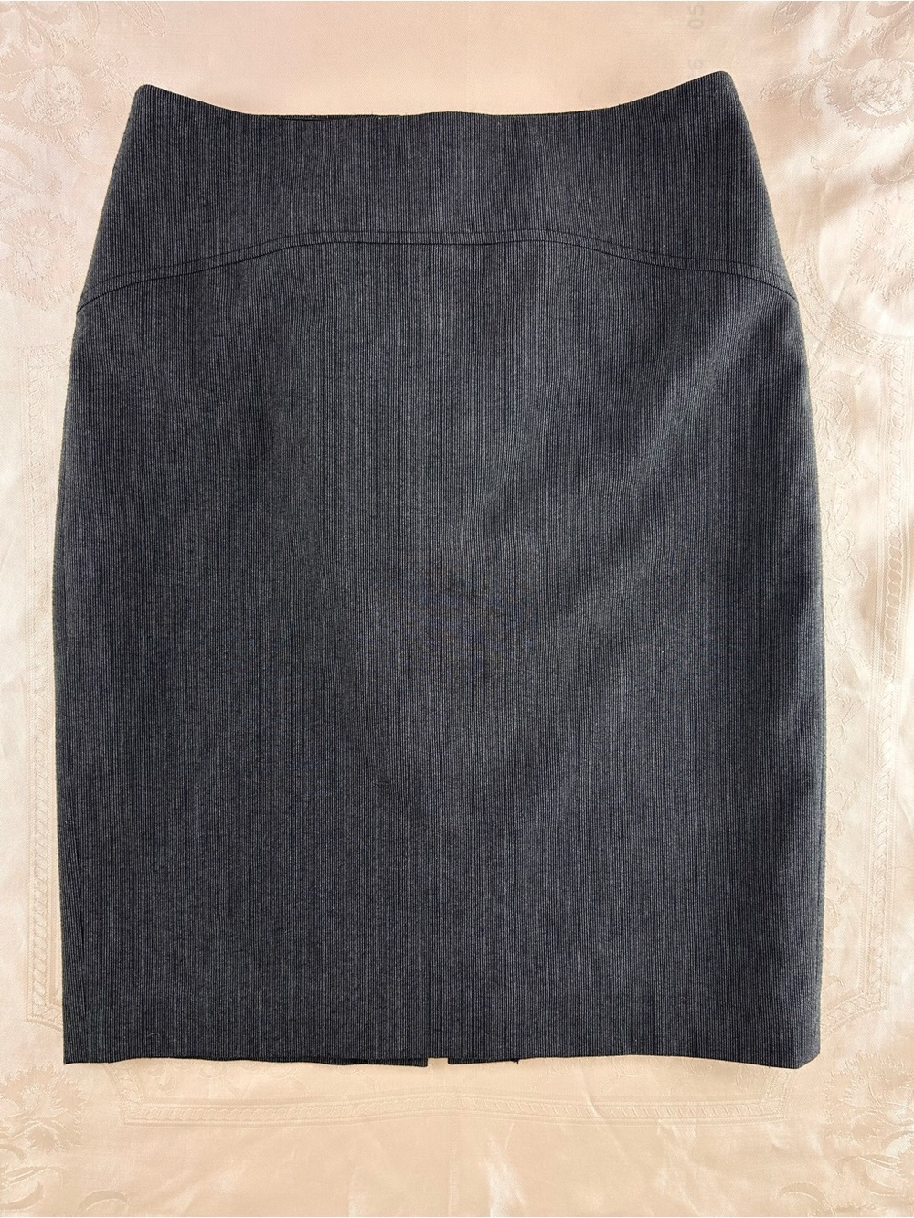 Freda’s Made in Canada Charcoal Grey Pencil Skirt Size 6 Y2K